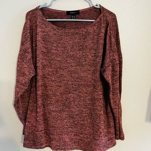 Pink Speckled Sweater - 1XL